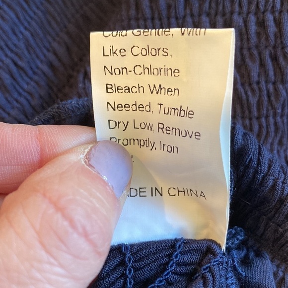 Tight Fitting, Navy Blue, Tank Top Sz. Small - Picture 7 of 7